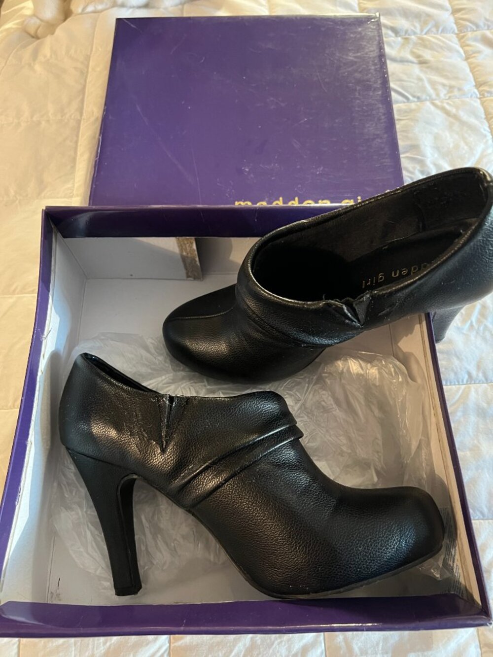 Madden Girl Heeled Shoe Boots